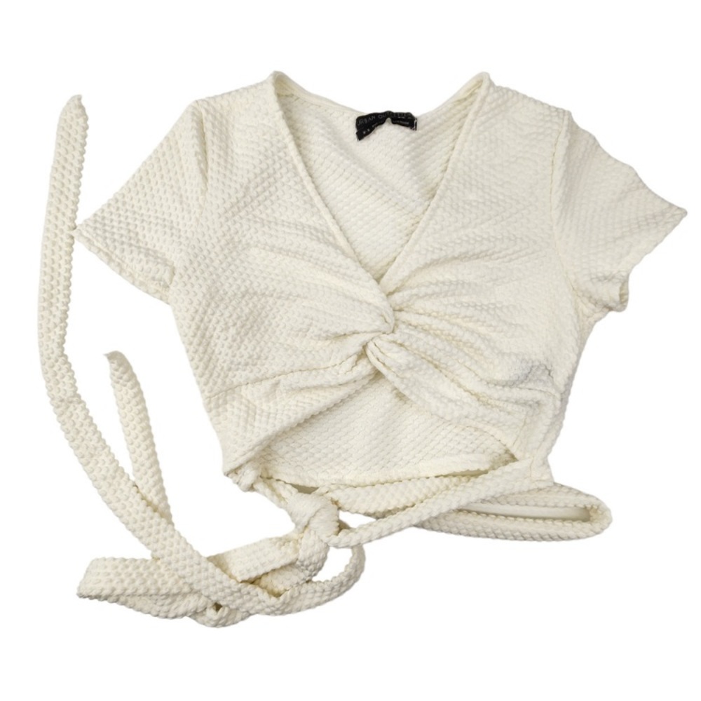 Urban Outfitters Tasha Twist-front Wrap Crop Top
